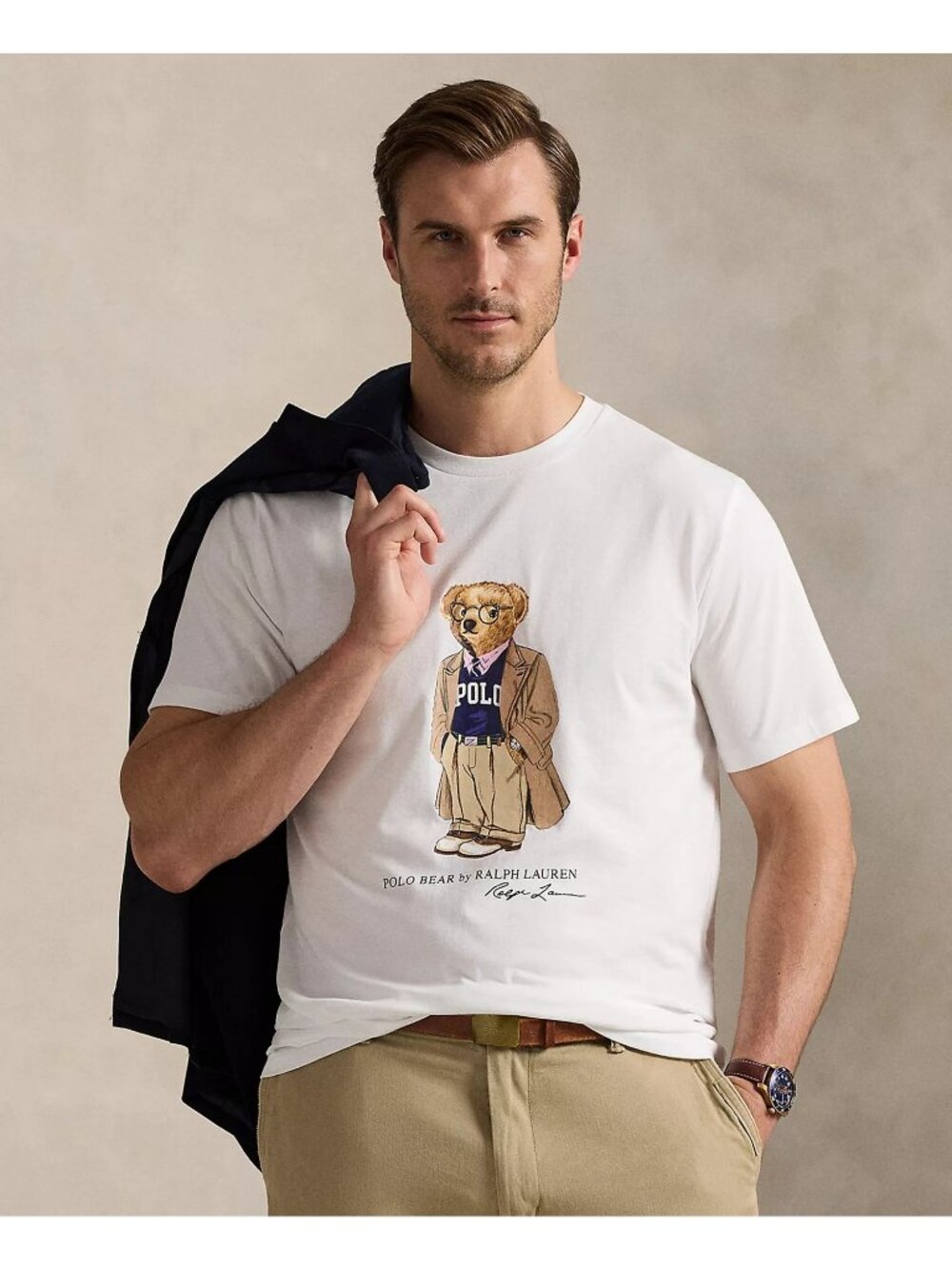NWT Polo Ralph Lauren Polo Bear Jersey T-Shirt White Mens Size 2XLT